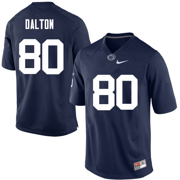 Men Penn State Nittany Lions #80 Danny Dalton College Football Jerseys-Navy